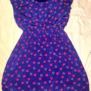 ModCloth- Peach Love dress with hearts